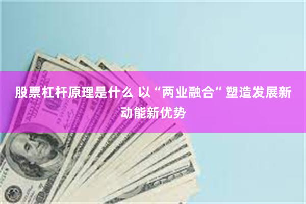 股票杠杆原理是什么 以“两业融合”塑造发展新动能新优势