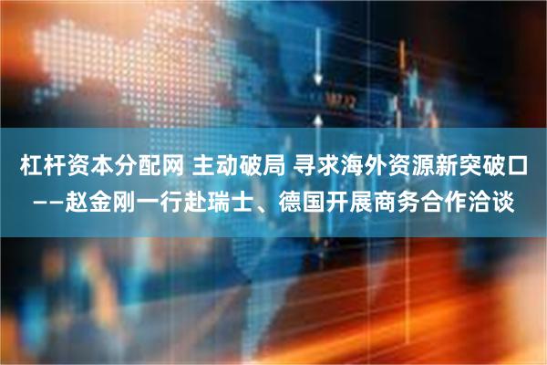 杠杆资本分配网 主动破局 寻求海外资源新突破口——赵金刚一行赴瑞士、德国开展商务合作洽谈