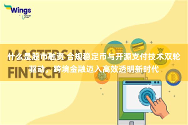什么是股市融资 合规稳定币与开源支付技术双轮驱动,跨境金融迈入高效透明新时代