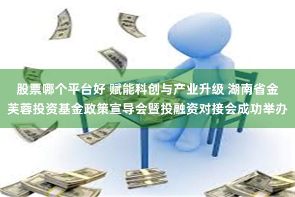 股票哪个平台好 赋能科创与产业升级 湖南省金芙蓉投资基金政策宣导会暨投融资对接会成功举办